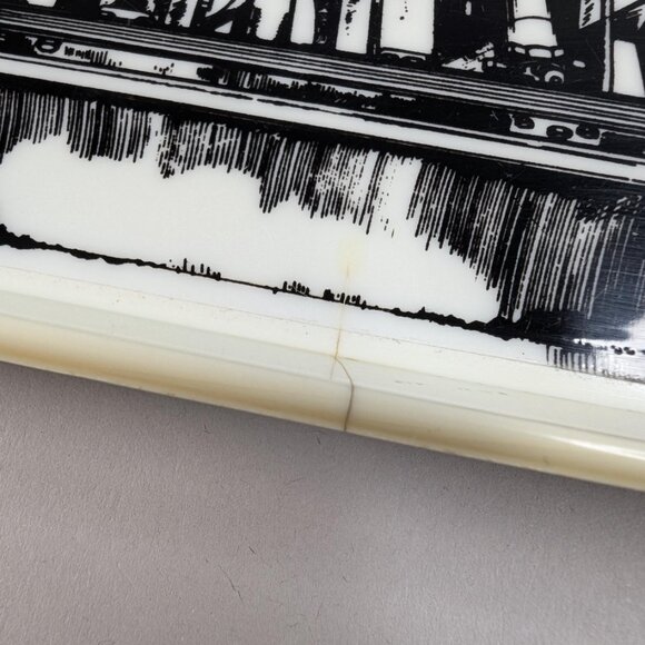 Vintage Jean-Luc Beghin Royal Canadian Air Force Cockpit Plastic Decorative Tray - Picture 2 of 10